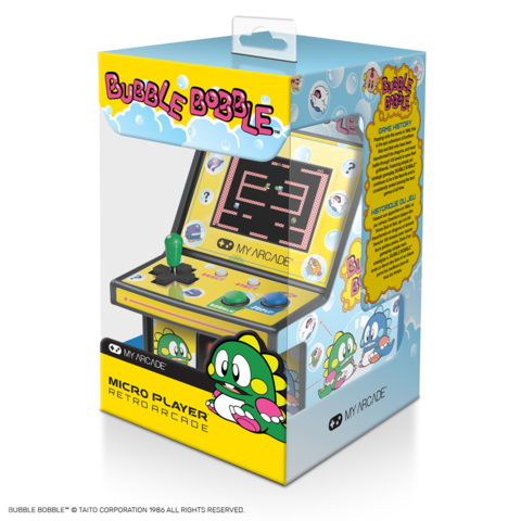 my arcade micro player bubble bobble