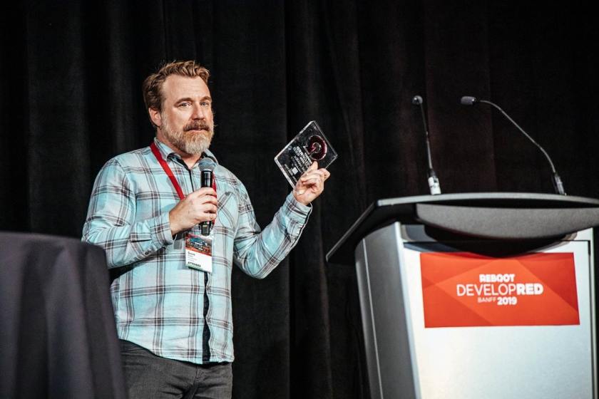 the vale - RebootRED Award acceptence